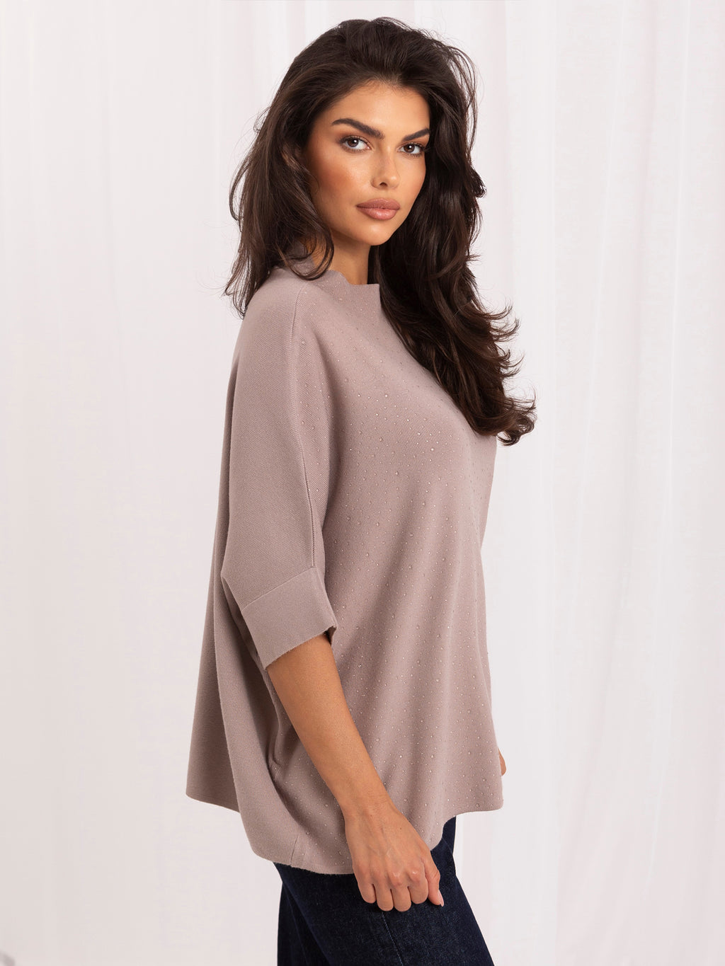 MELFIA® Damenpullover mit Fledermausärmeln