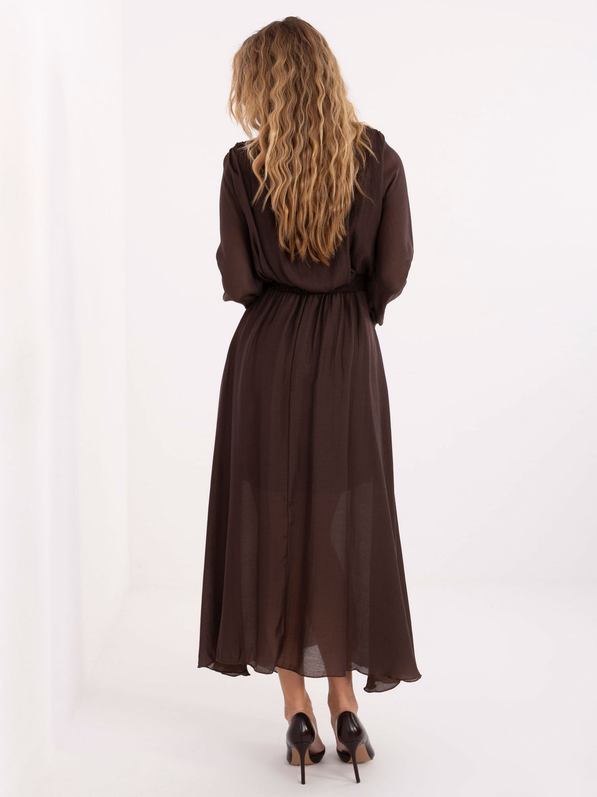MELFIA Elegantes Kleid mit Gebundenem Dekolleté