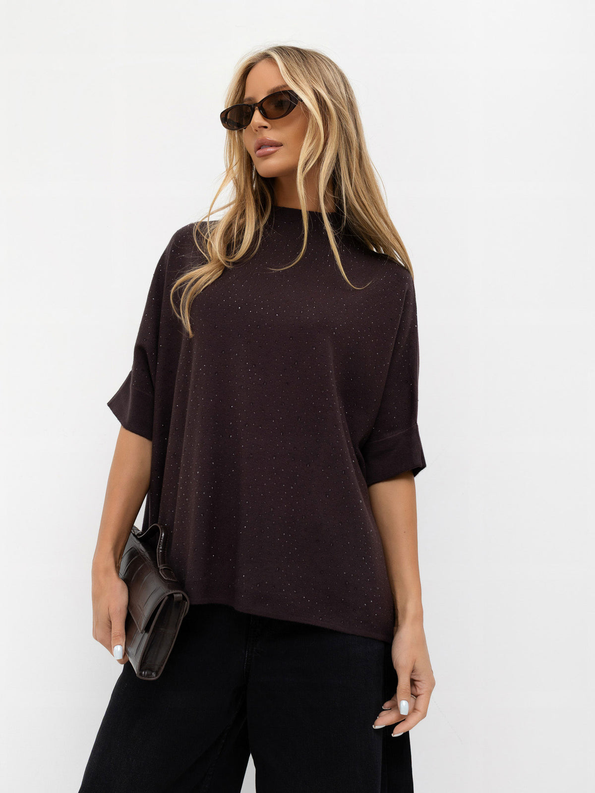 MELFIA® Damenpullover mit Fledermausärmeln