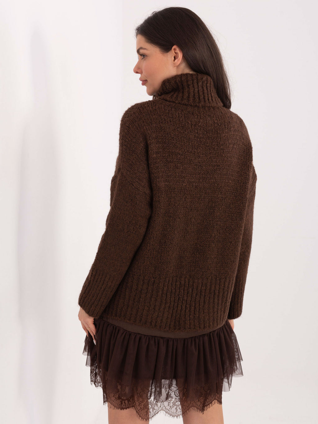 MELFIA  – Eleganter Rollkragenpullover aus Wolle