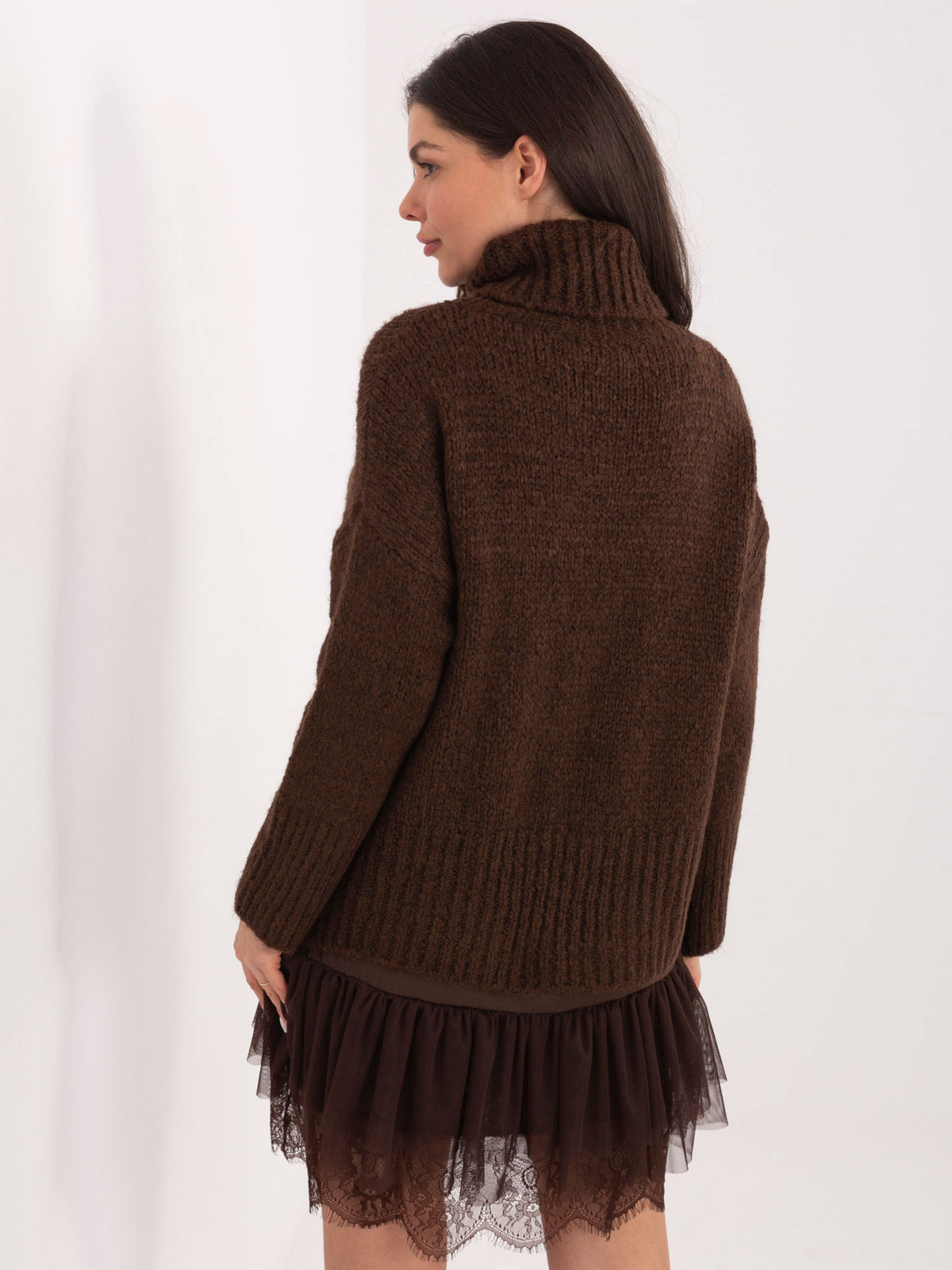 MELFIA  – Eleganter Rollkragenpullover aus Wolle