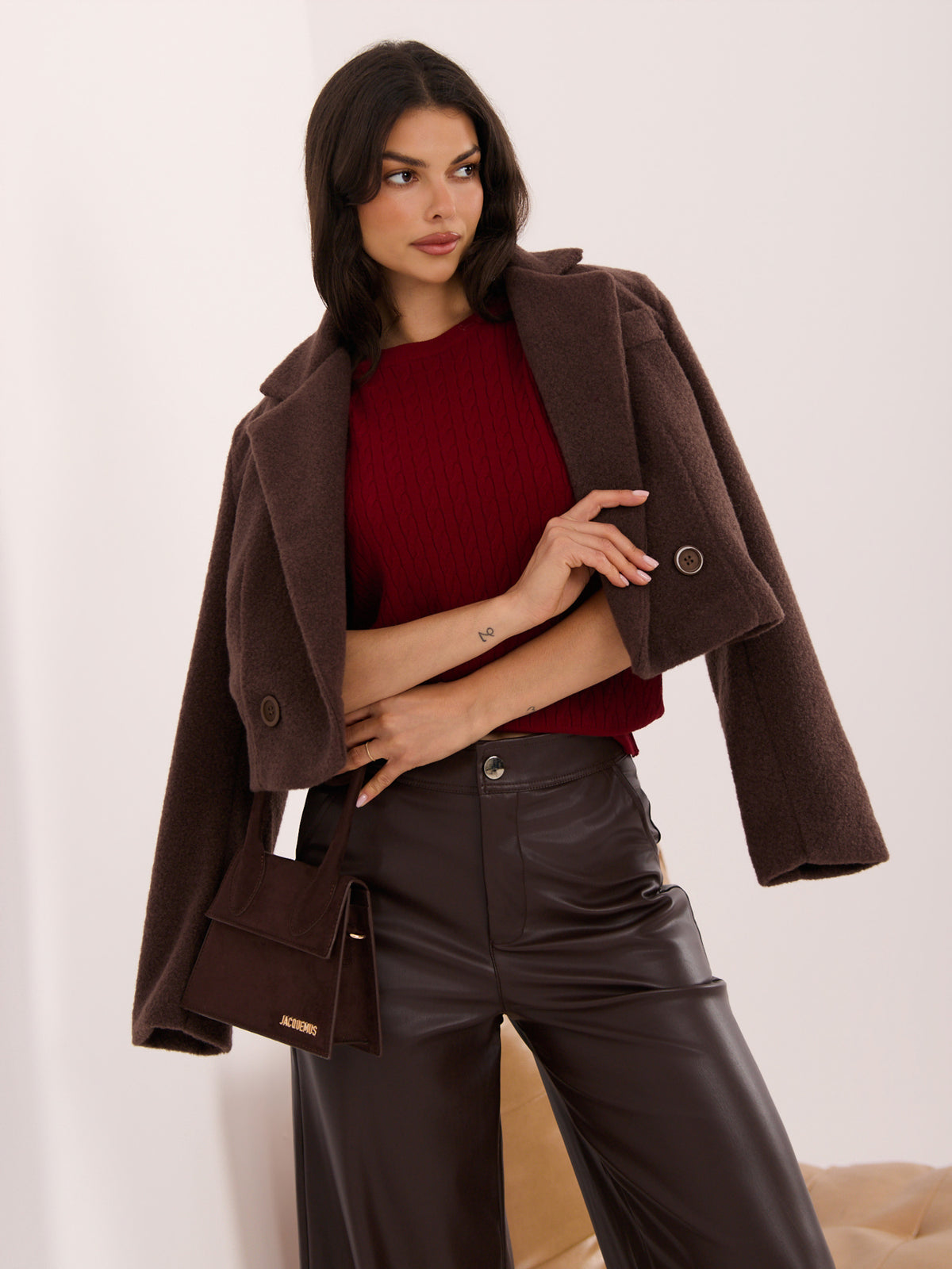 MELFIA – Klassischer Zopfstrickpullover