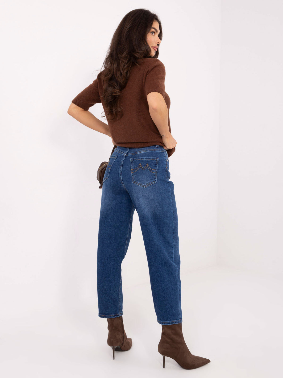 MELFIA High-Waist Mom Jeans