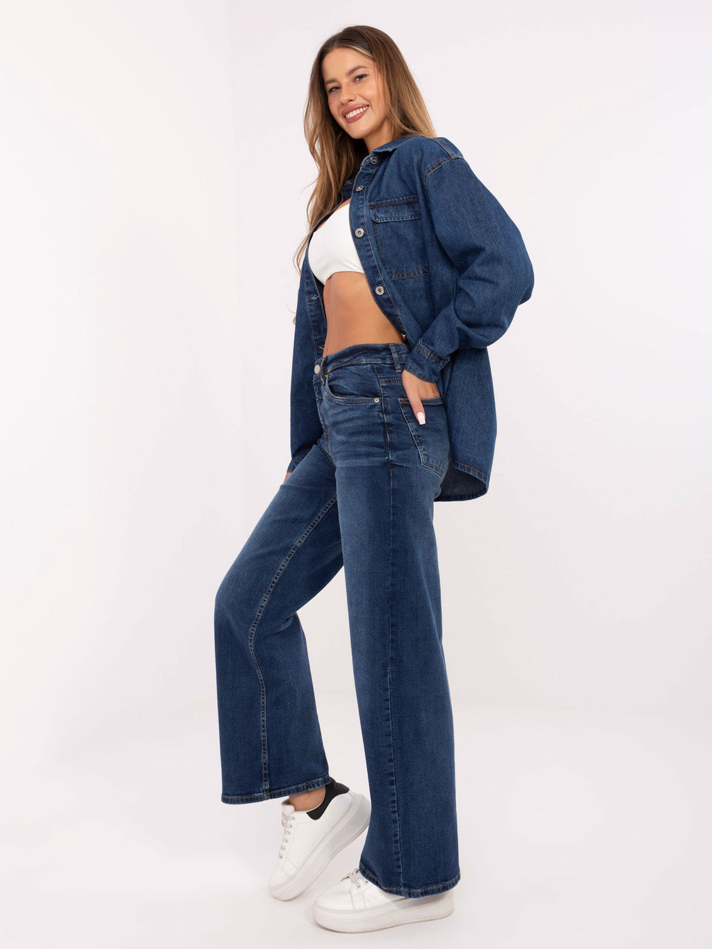 MELFIA Wide-Leg-Jeans