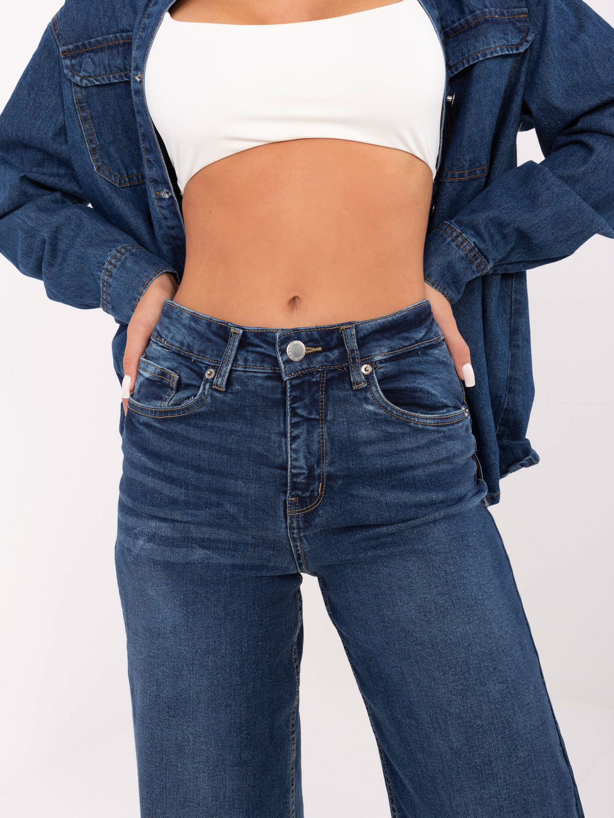 MELFIA Wide-Leg-Jeans
