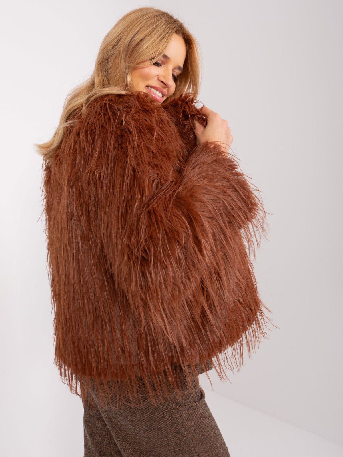 MELFIA NORA -Pelzjacke mit Futter