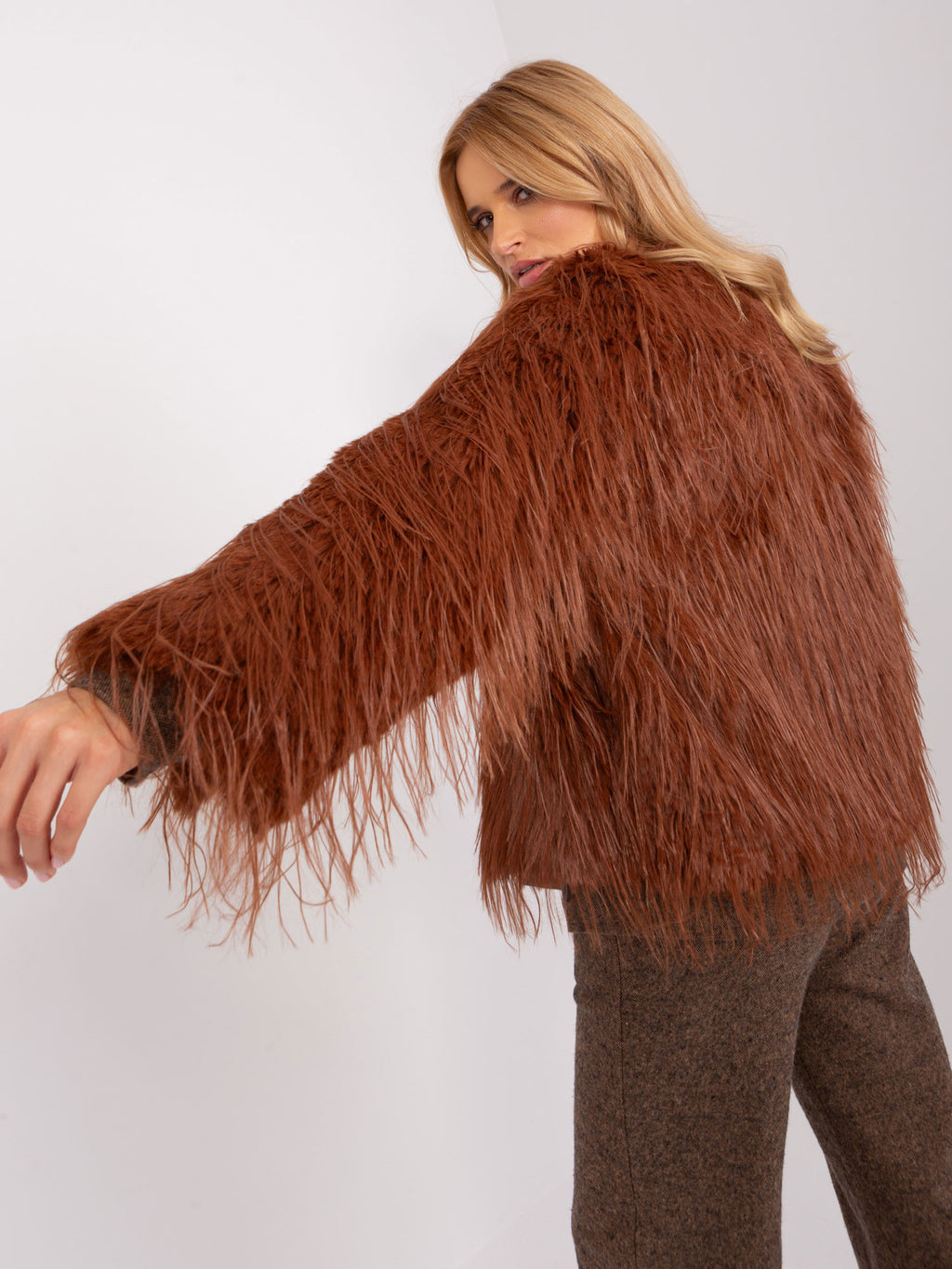 MELFIA NORA -Pelzjacke mit Futter