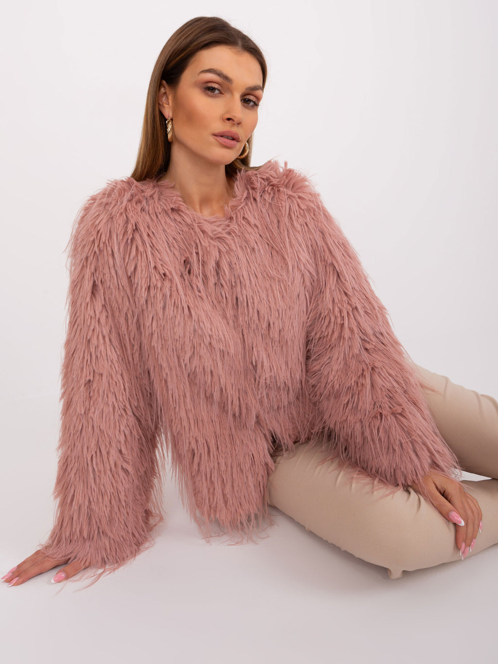 MELFIA NORA -Pelzjacke mit Futter