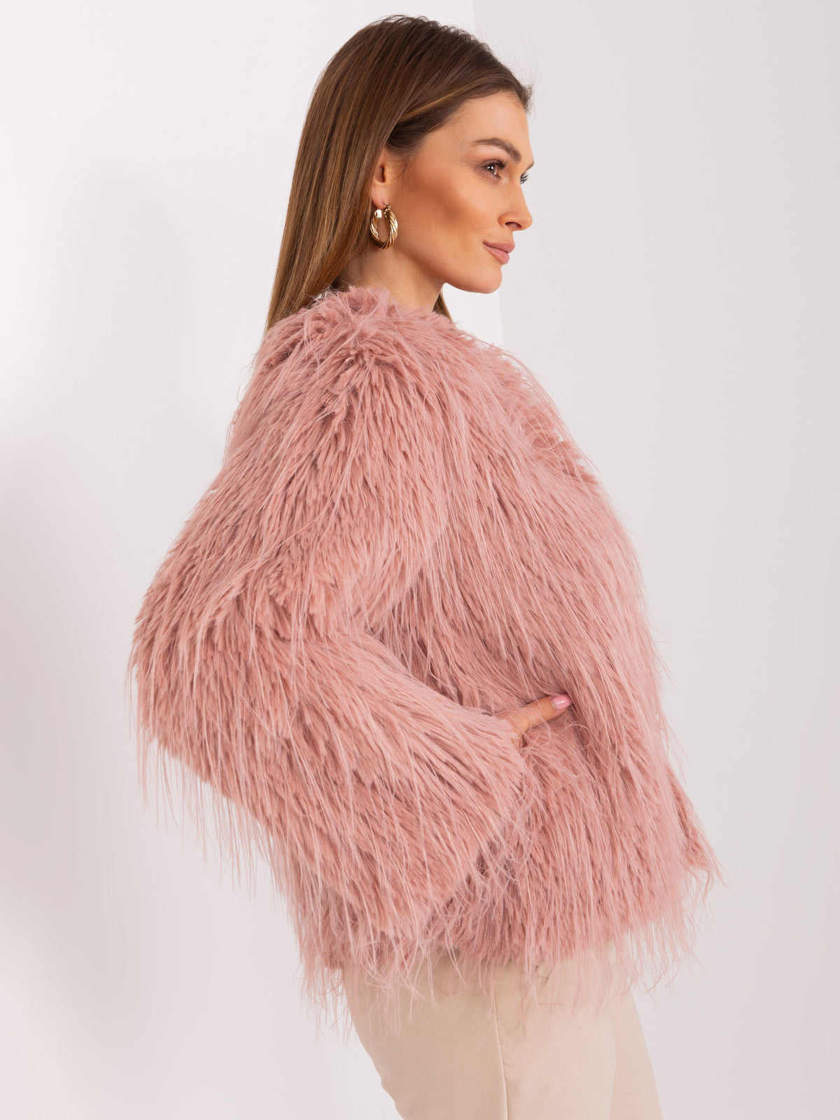 MELFIA NORA -Pelzjacke mit Futter