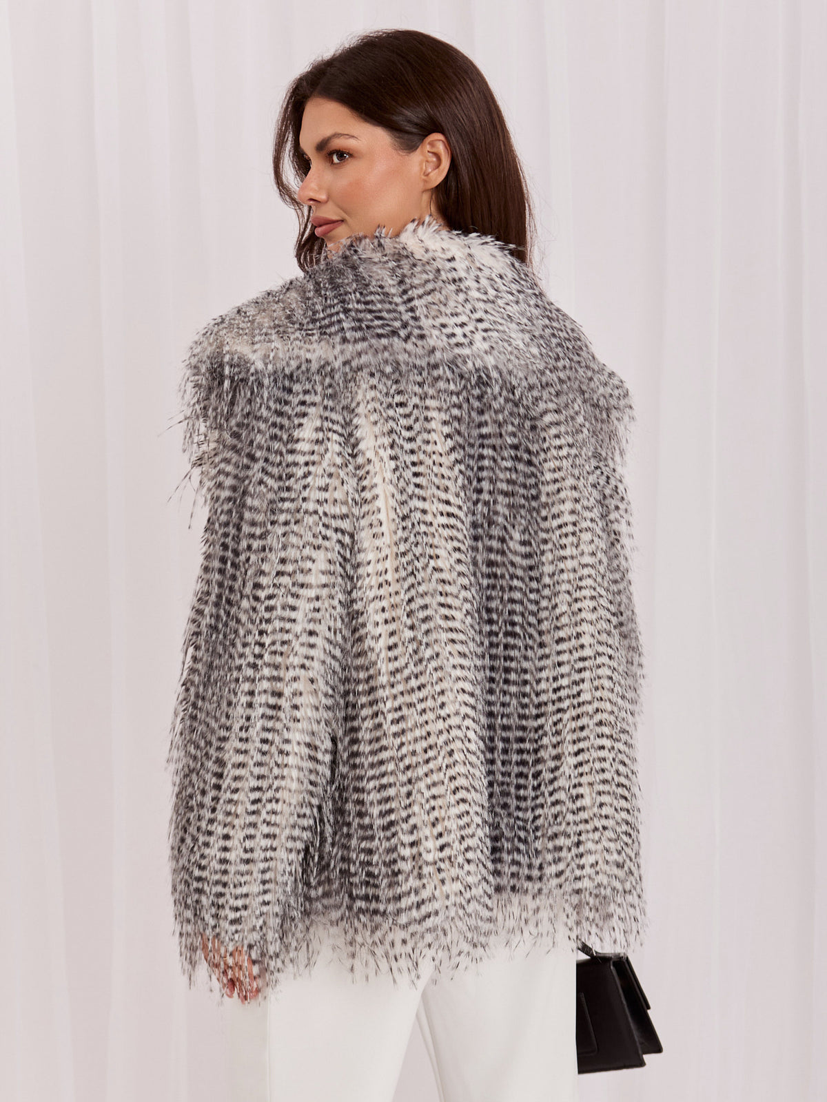 MELFIA  Elegante Felljacke mit Futter
