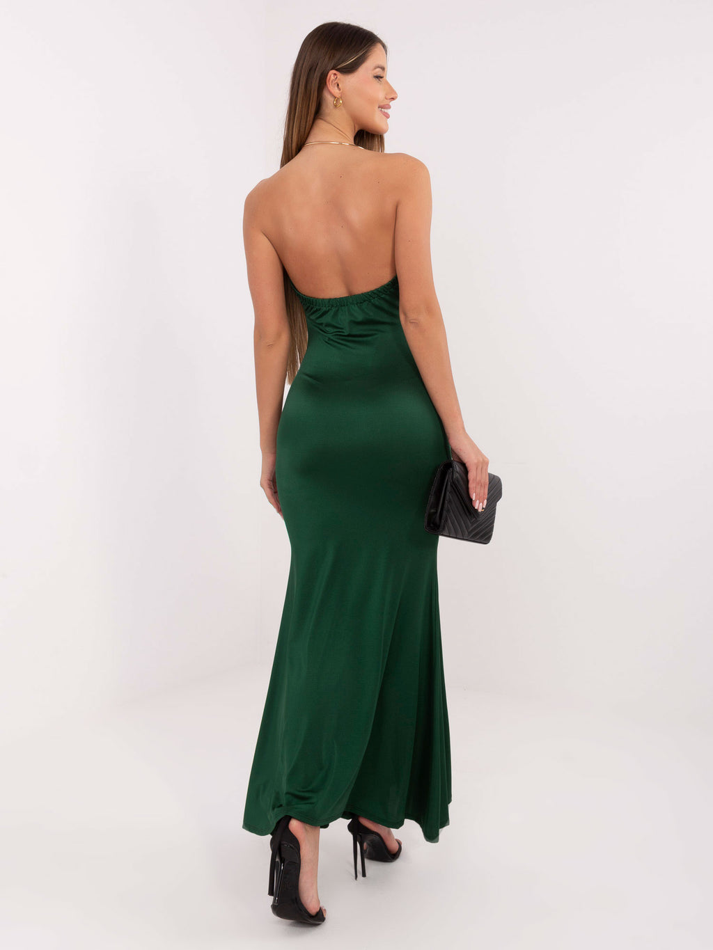 MELFIA Open Back Maxi Evening Dress