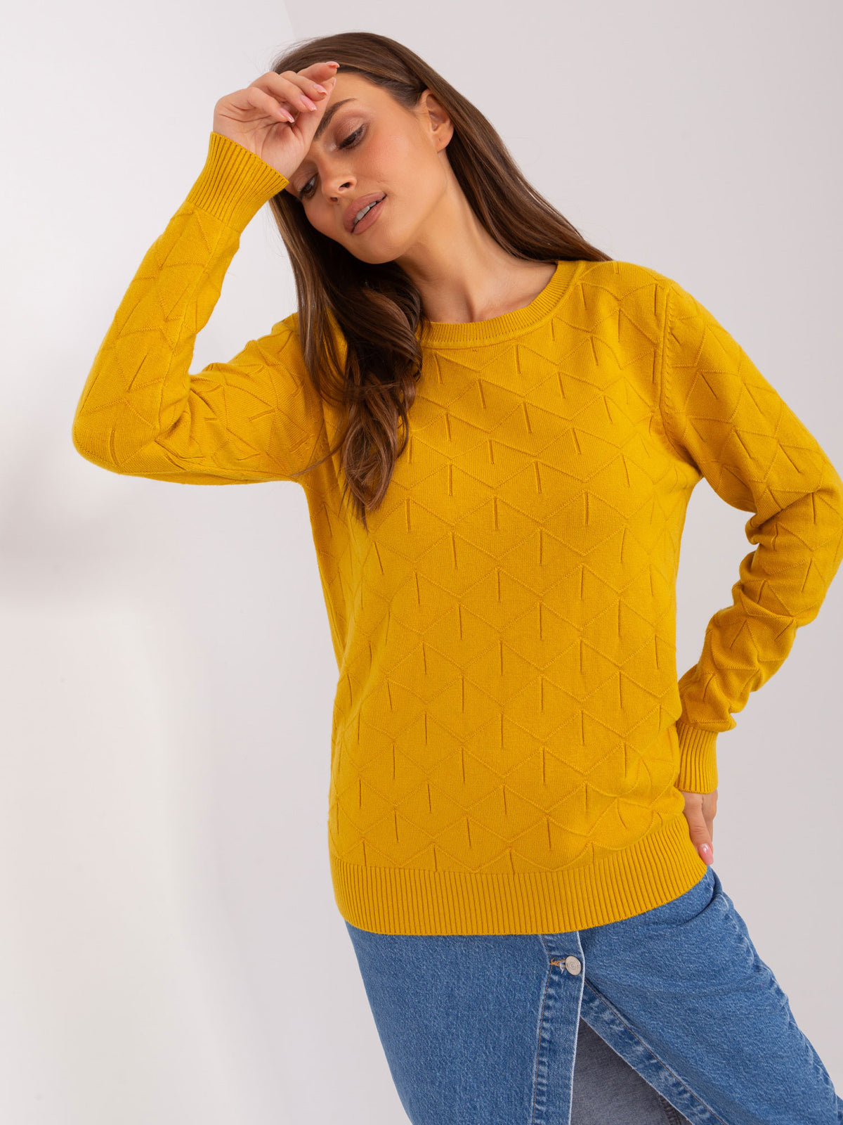 MELFIA – Feinstrickpullover mit dezentem Muster