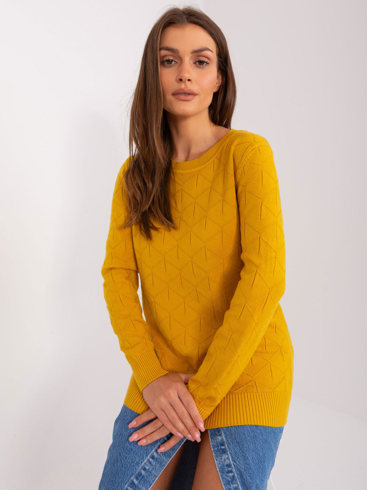 MELFIA – Feinstrickpullover mit dezentem Muster