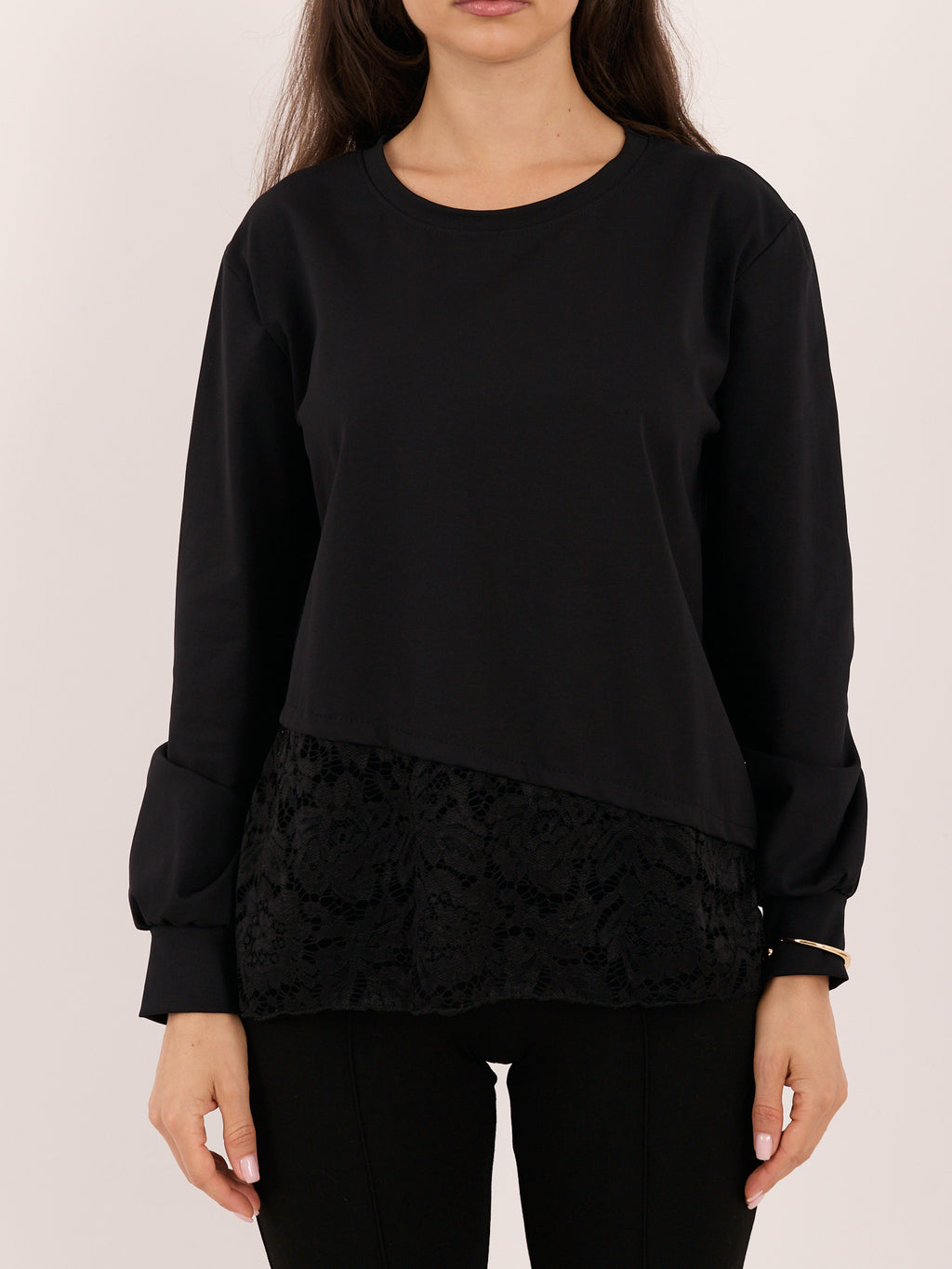 MELFIA ARIA – Elegante Bluse mit Spitzenbesatz