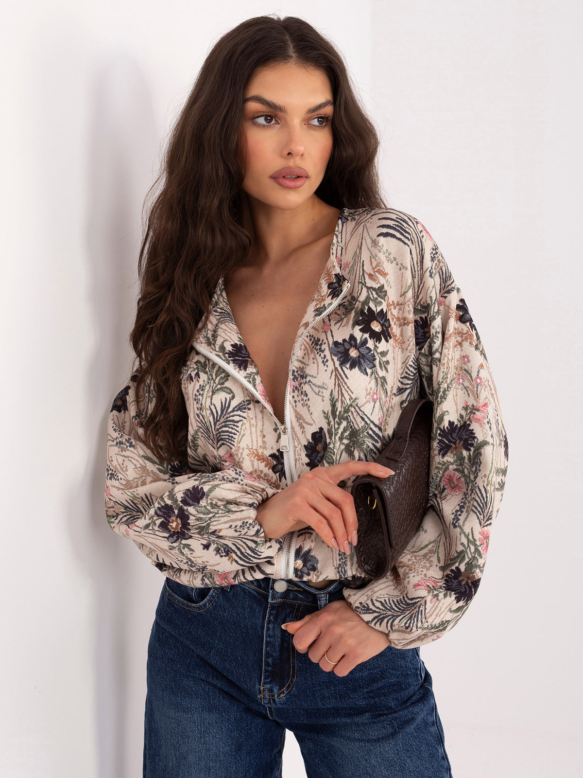 MELFIA Floral Bomber Jacket