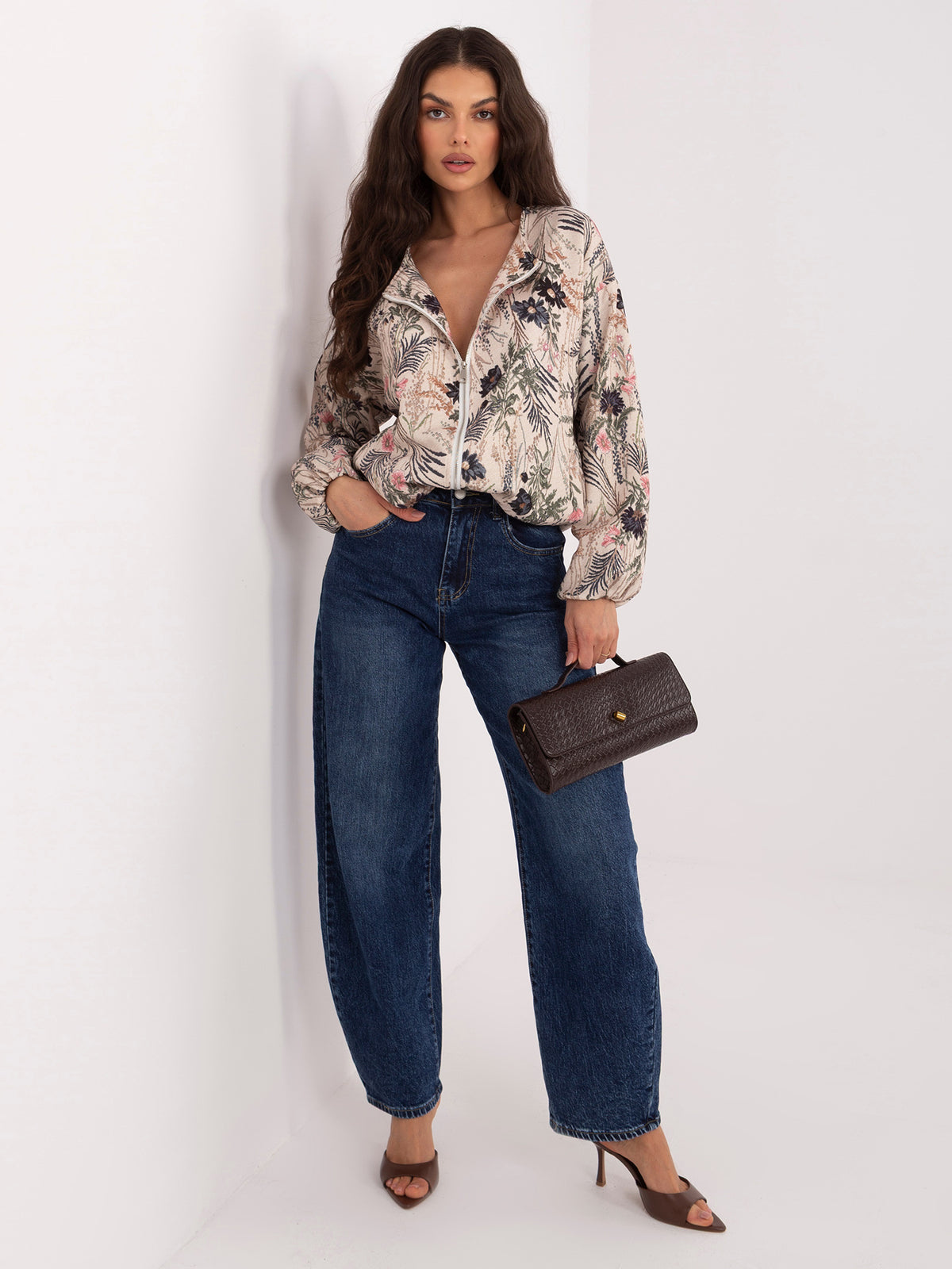 MELFIA Floral Bomber Jacket
