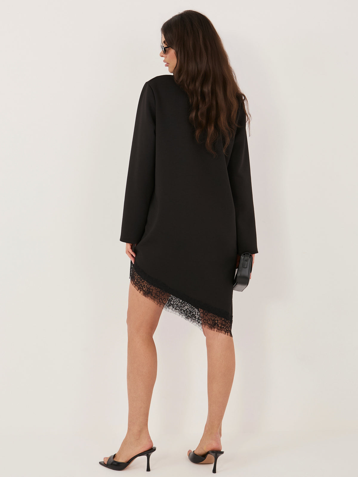 MELFIA® Asymmetrisches Spitzenkleid