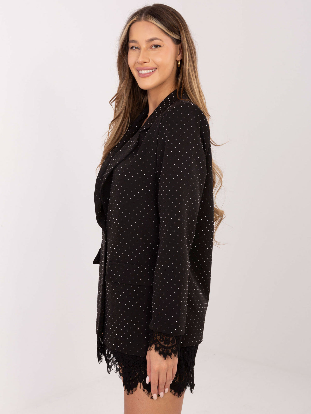 MELFIA Elegante Jacke mit Spitzendetails
