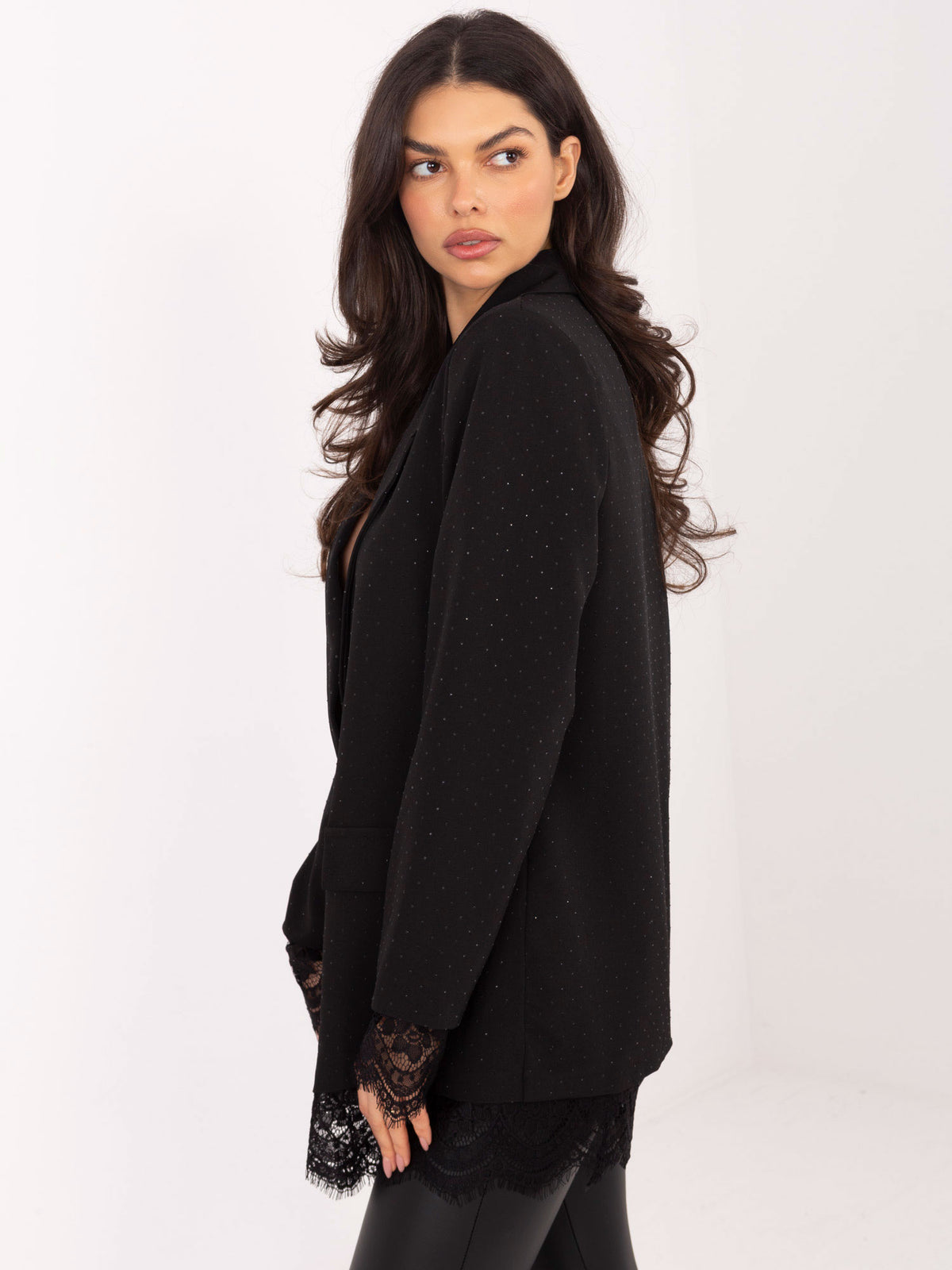 MELFIA Elegante Jacke mit Spitzendetails