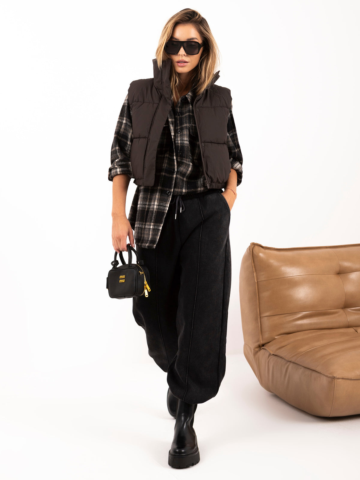 MELFIA AMELIE – Kariertes Oberhemd