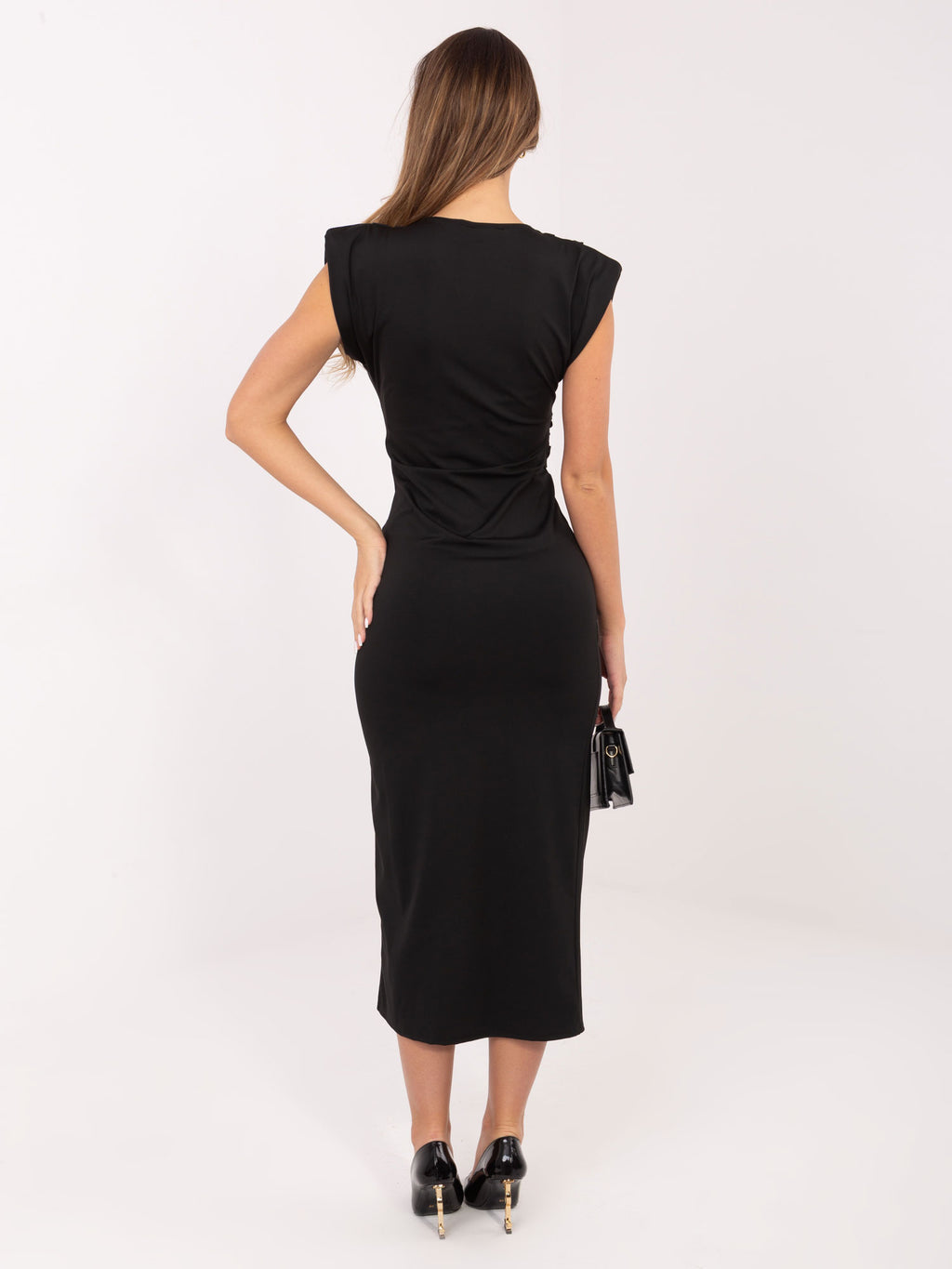 MELFIA Slit Evening Dress
