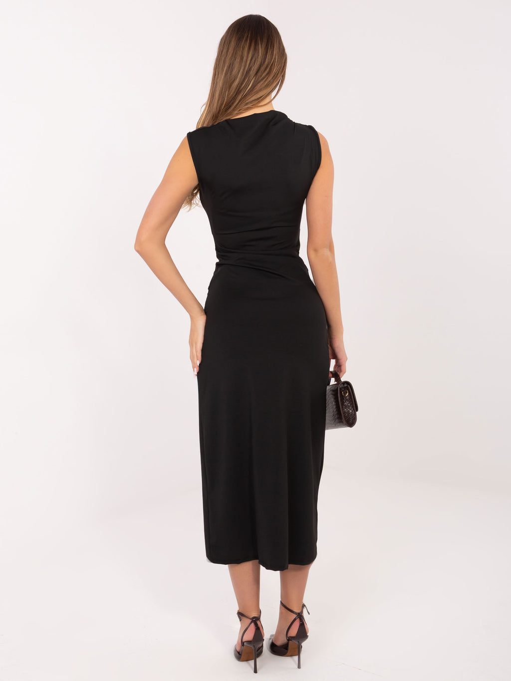 MELFIA Slit Evening Dress