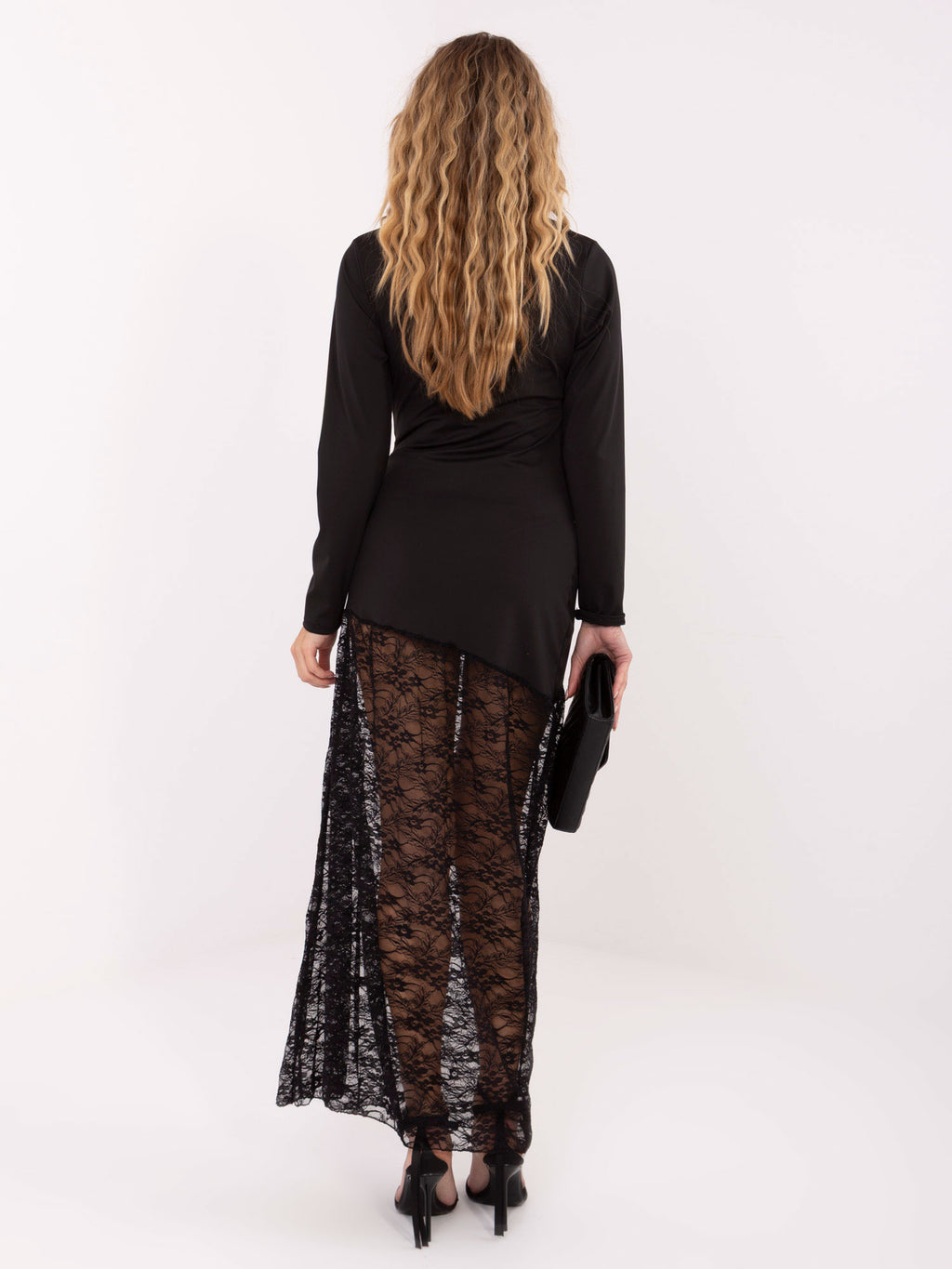MELFIA Draped Evening Dress