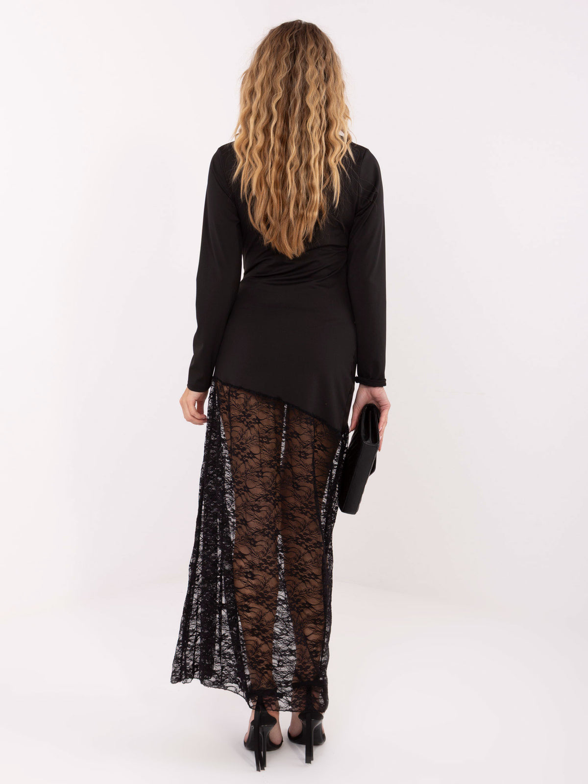 MELFIA Draped Evening Dress