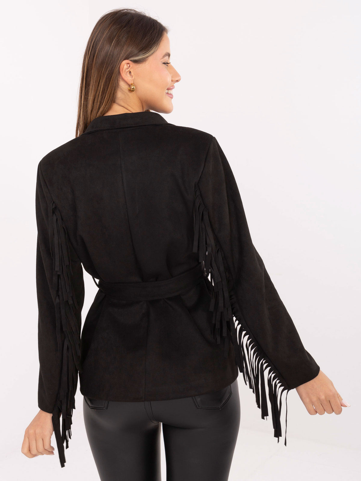 MELFIA® Wildlederjacke mit Fransen – Boho-Look & Eleganter Style