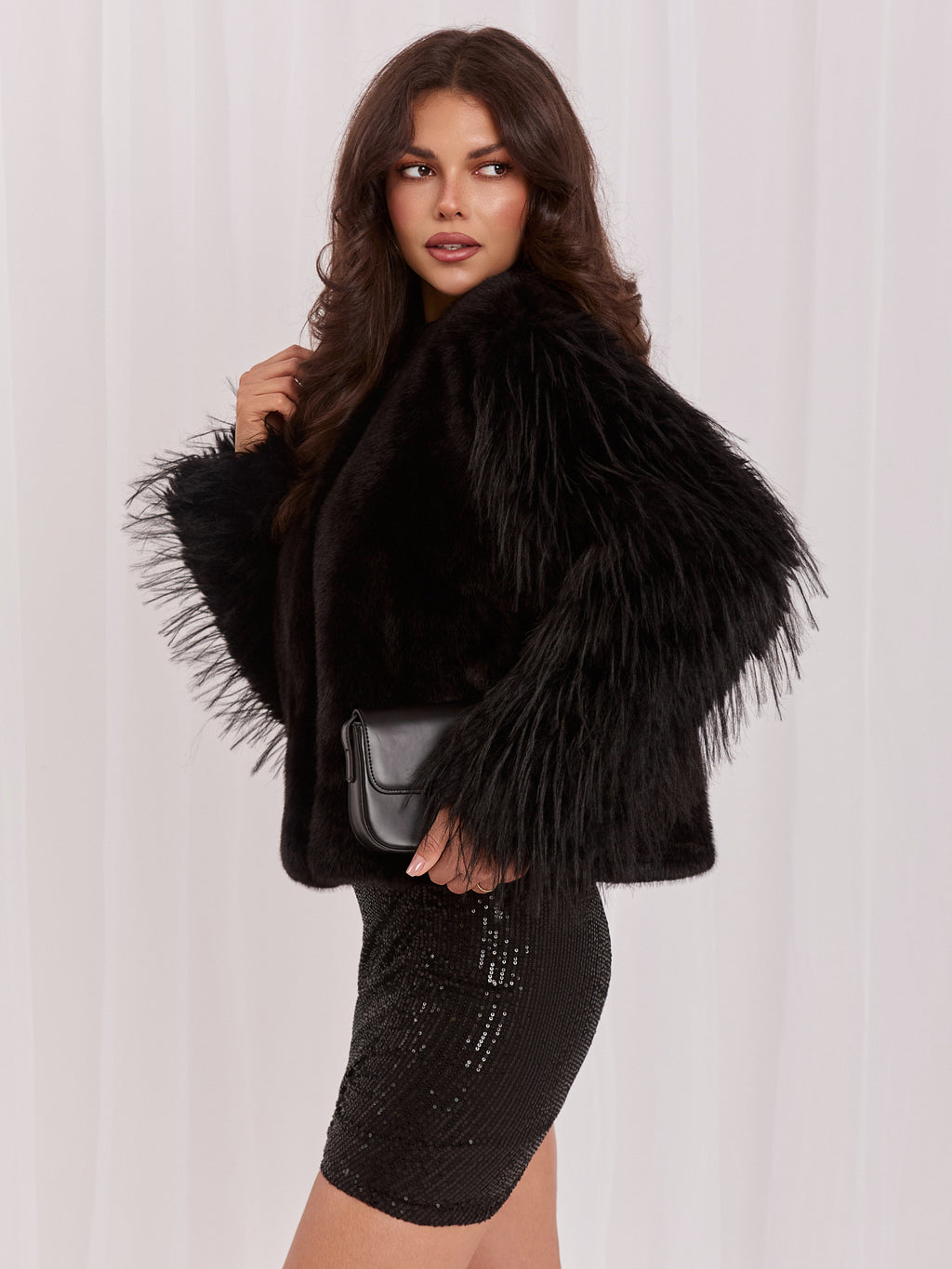 MELFIA Contrast Sleeve Jacket