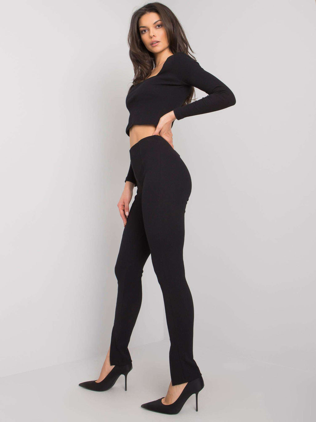 MELFIA – Leggings mit seitlichem Schlitz