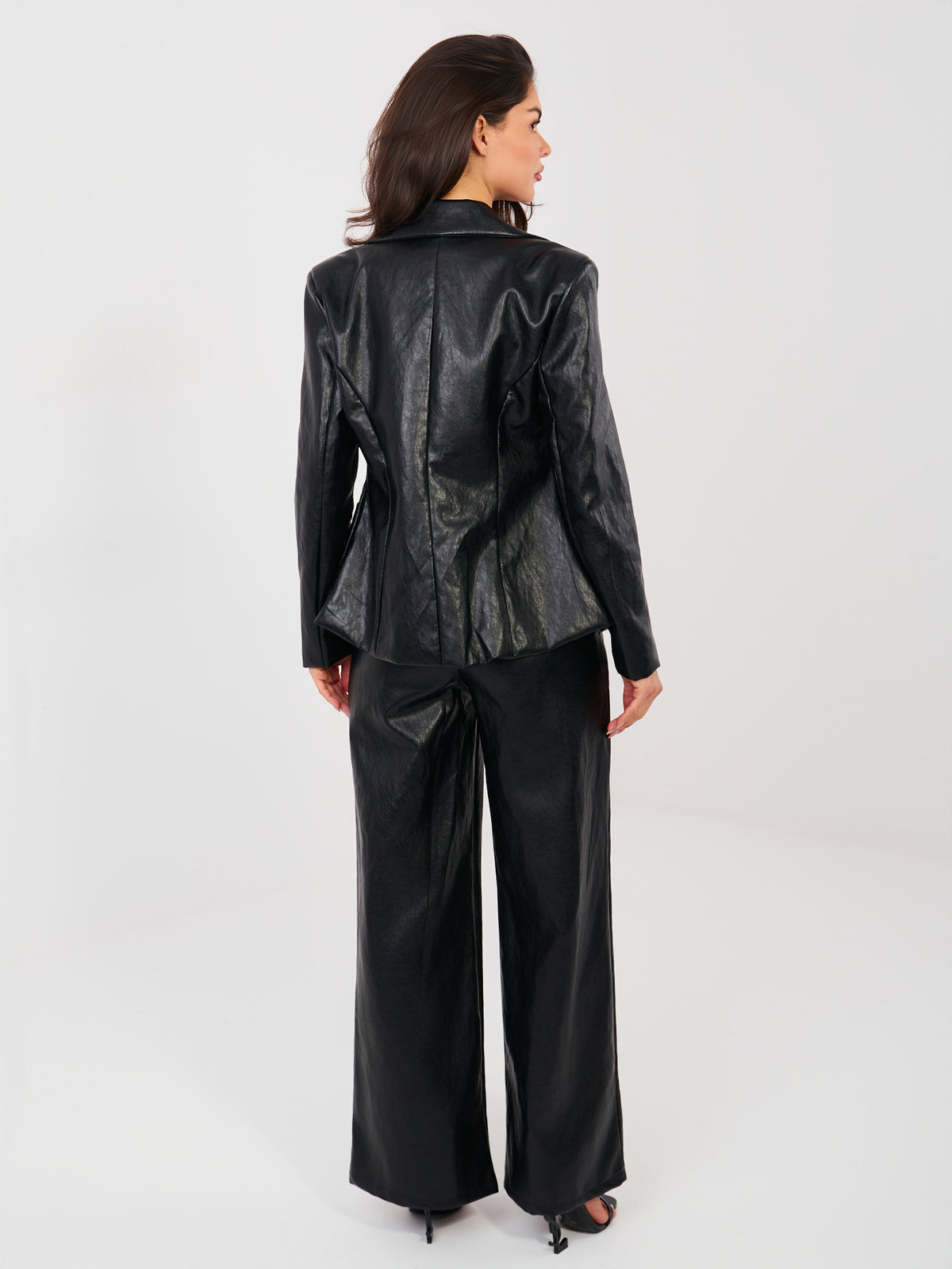 MELFIA  Weite Hose aus Kunstleder