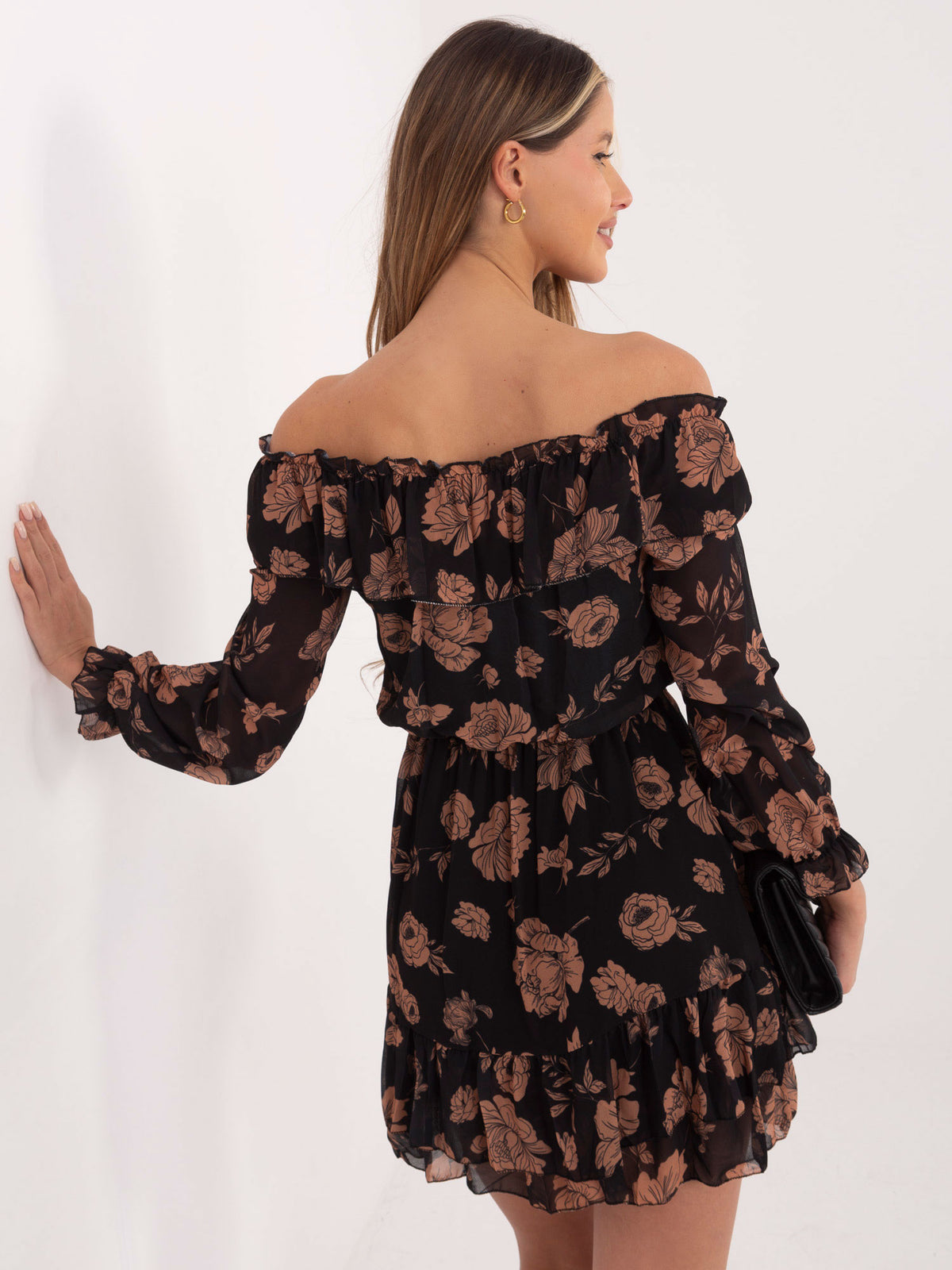 MELFIA® Off-Shoulder Kleid mit Rüschen