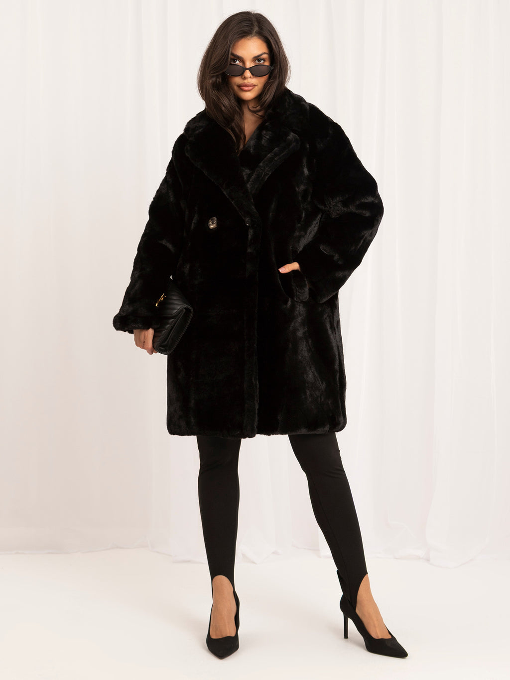 MELFIA BELLA – Elegantere Damenfellmantel