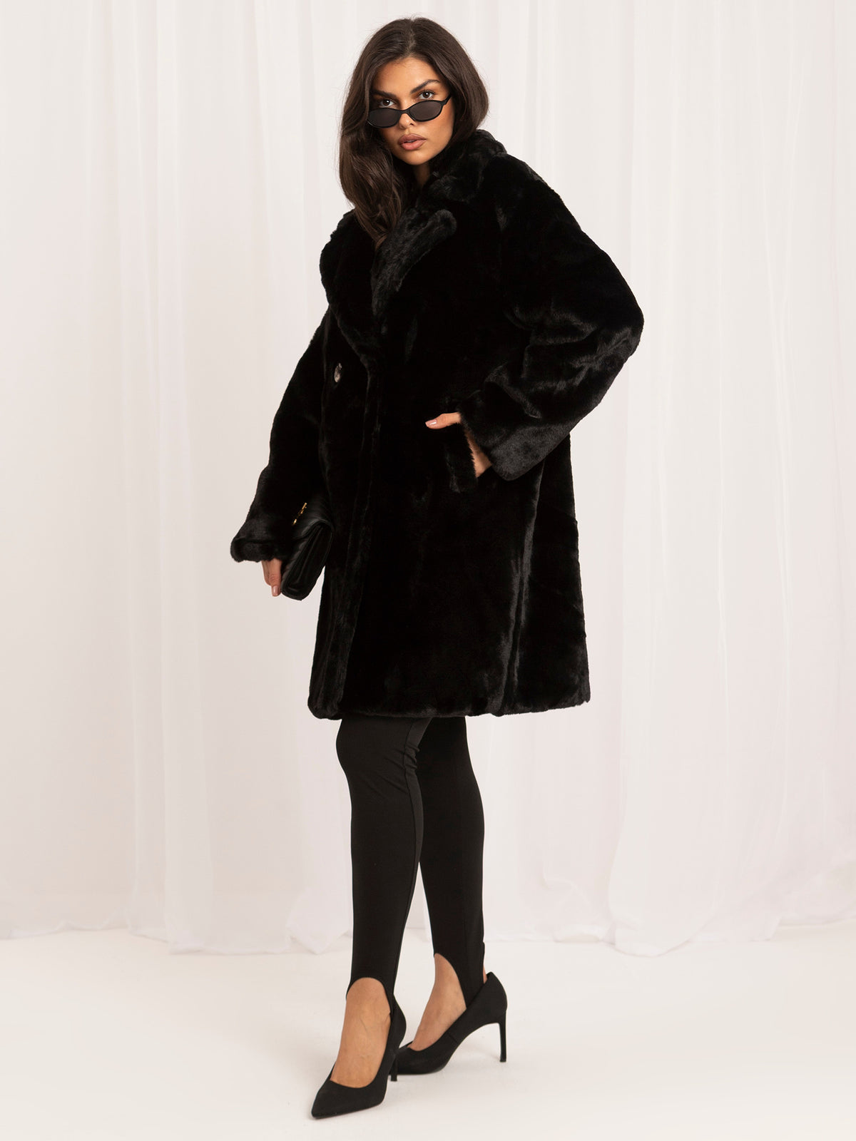 MELFIA BELLA – Elegantere Damenfellmantel