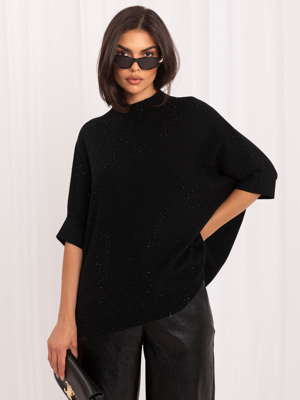 MELFIA® Damenpullover mit Fledermausärmeln