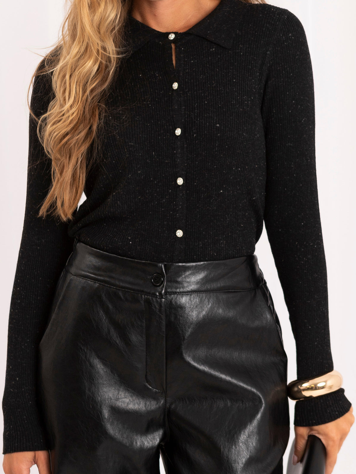 MELFIA® Strickjacke mit Kragen