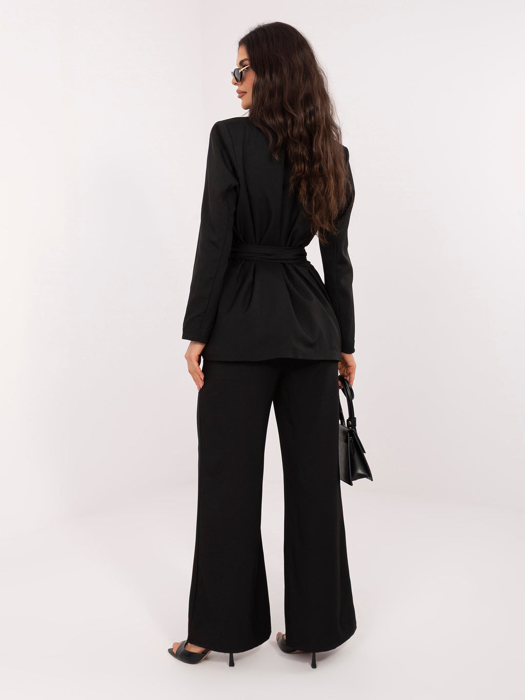 MELFIA Kamelfarbener Zweiteiler mit weiter Hose – Elegantes Set