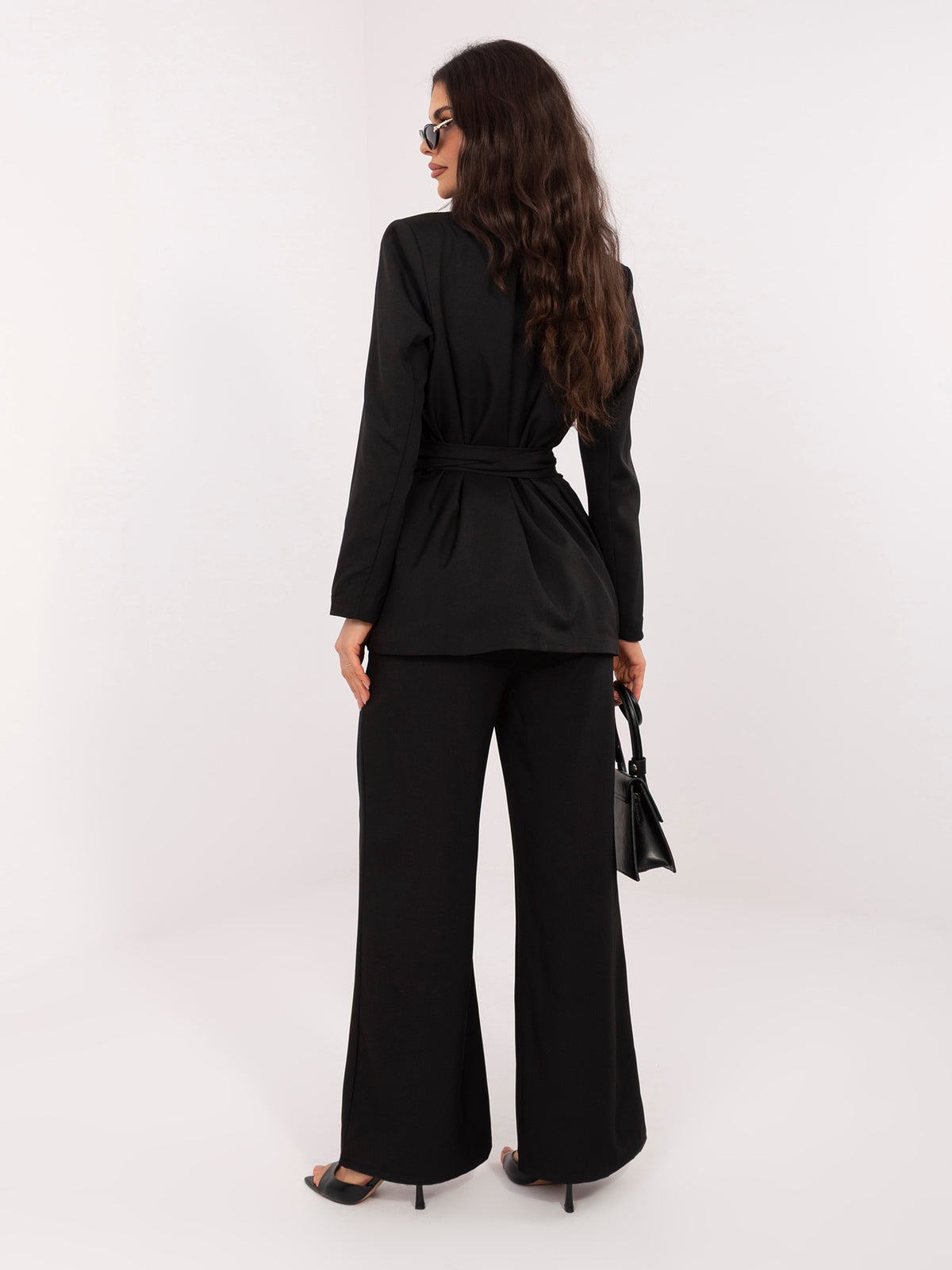 MELFIA Kamelfarbener Zweiteiler mit weiter Hose – Elegantes Set