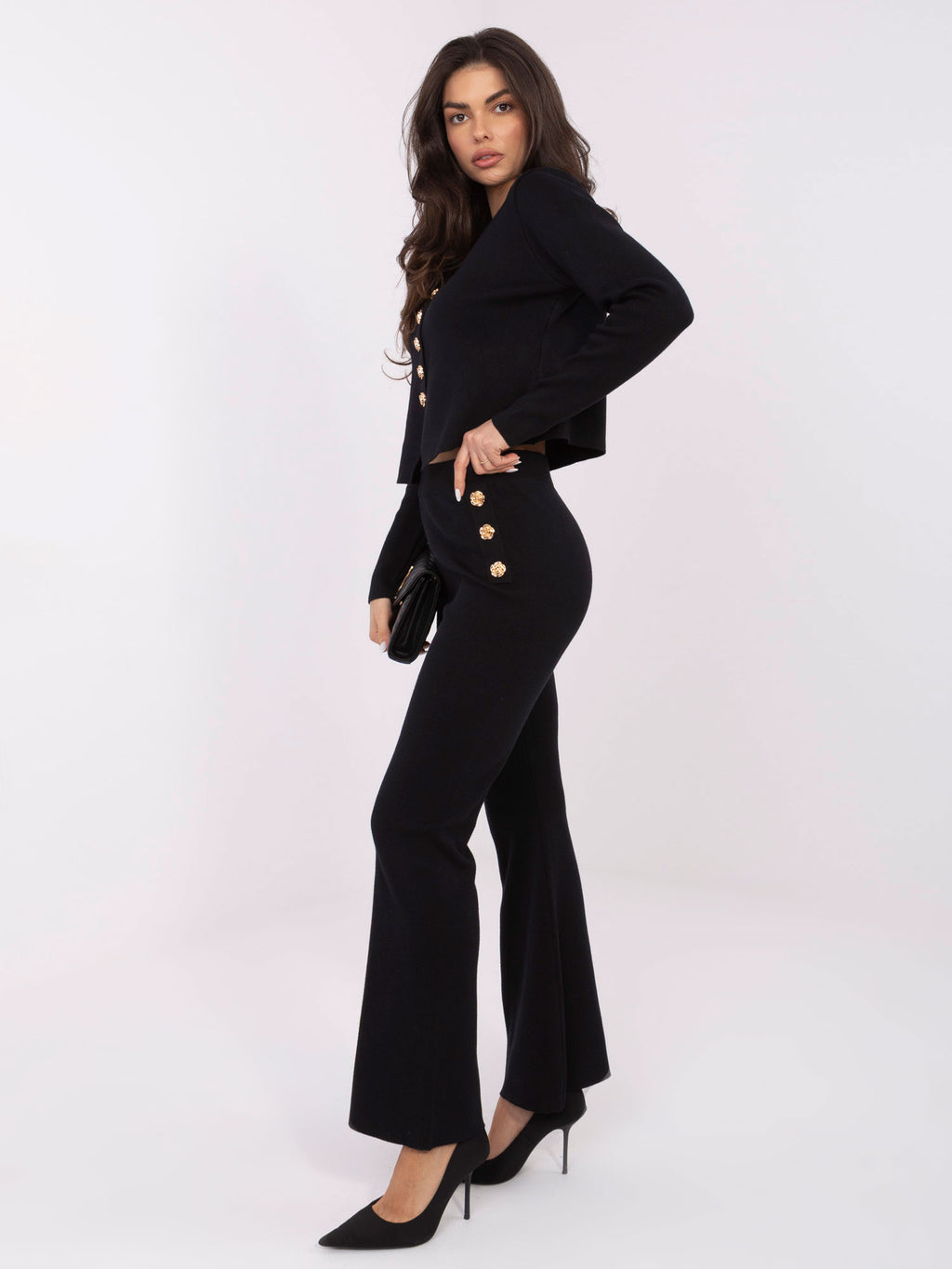 MELFIA Strickset mit Schlaghose