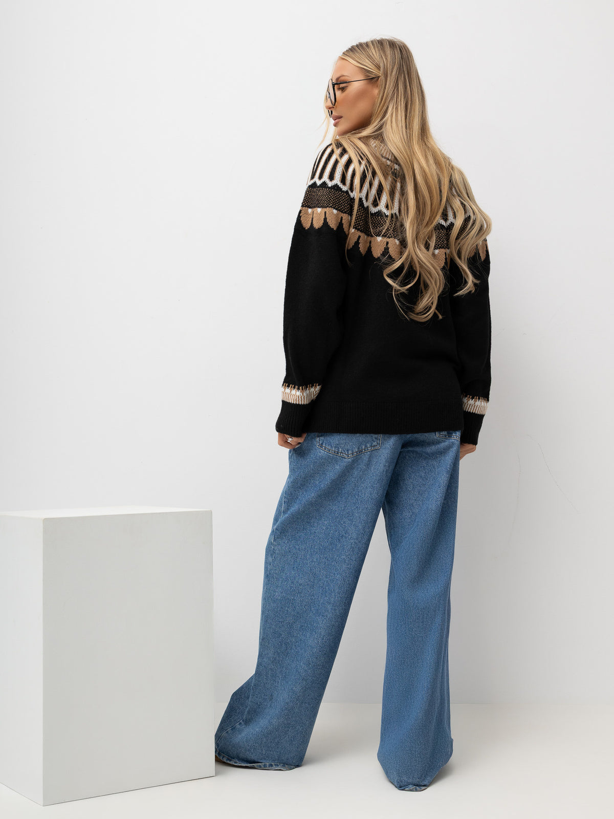 MELFIA – Klassischer Pullover mit elegantem Muster