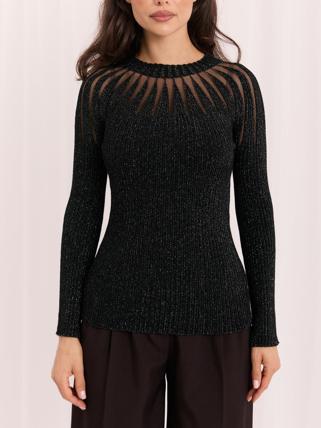 MELFIA® Pullover mit Netz-Einsätzen