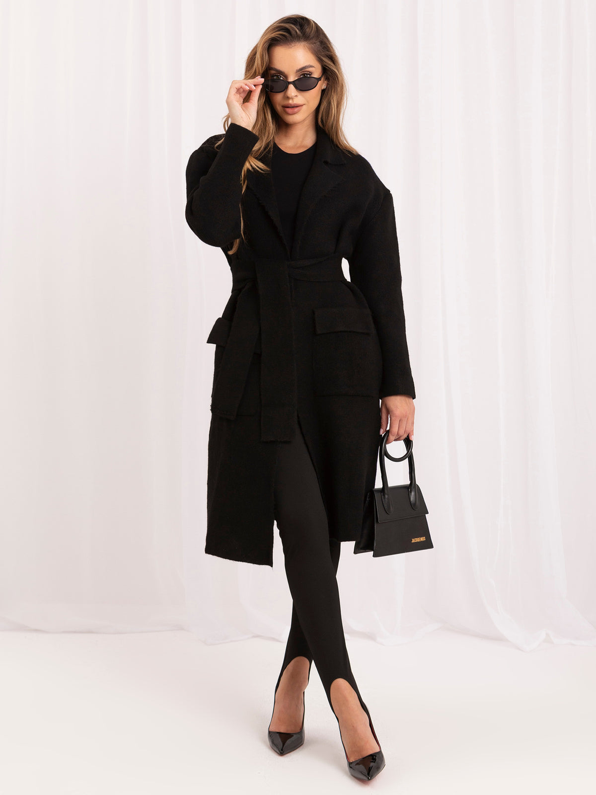 MELFIA® Cardigan mit Stoffgürtel