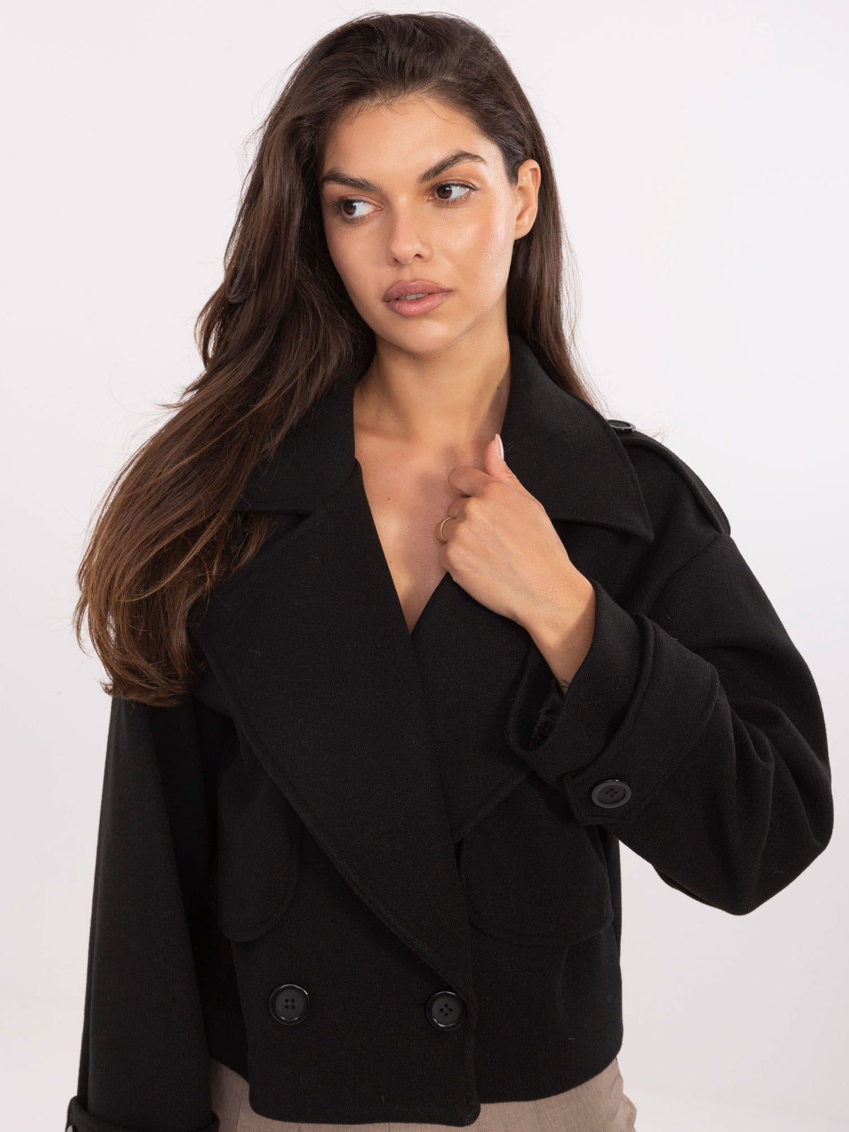 MELFIA Double-Breasted Coat