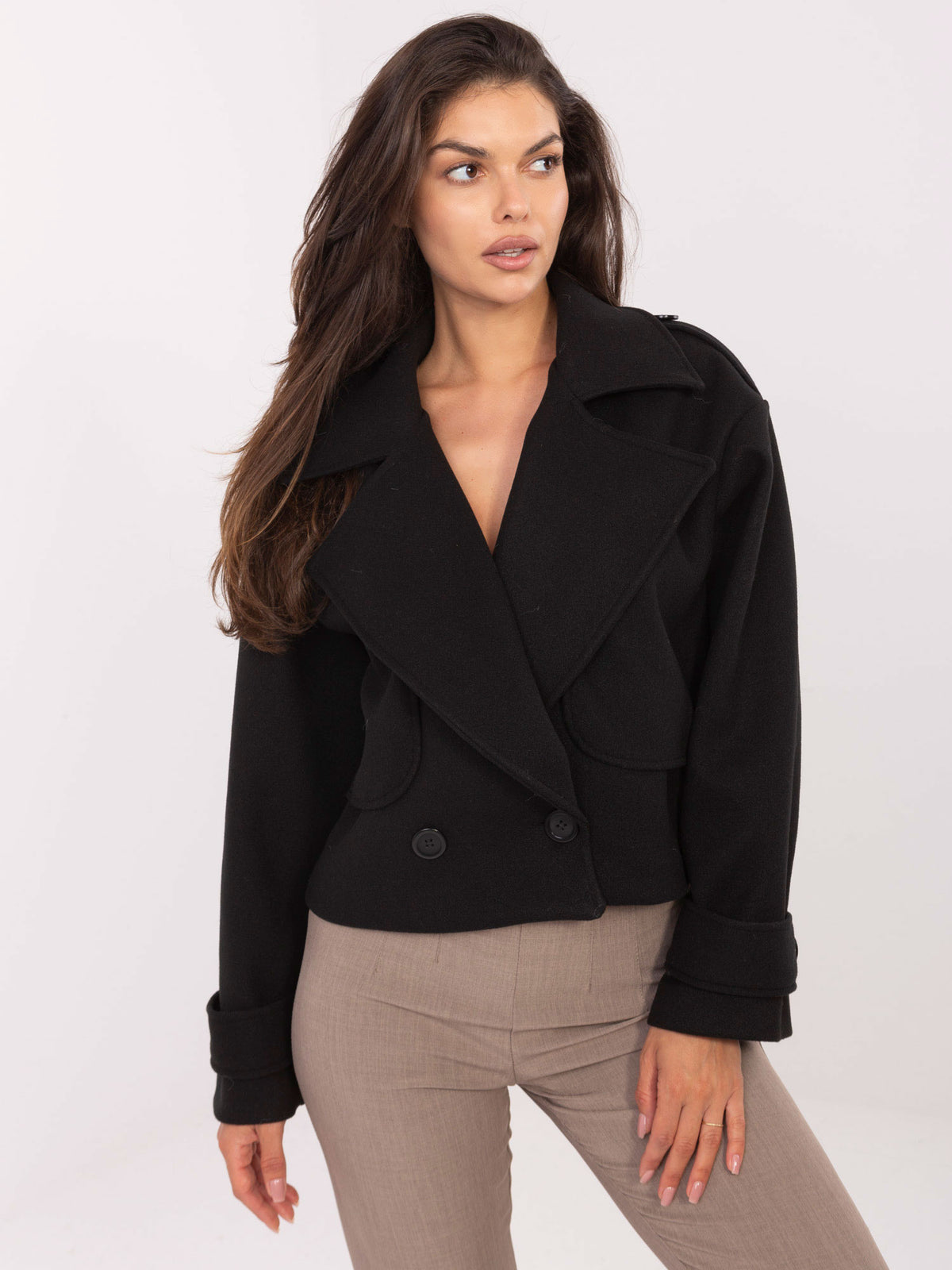 MELFIA Double-Breasted Coat