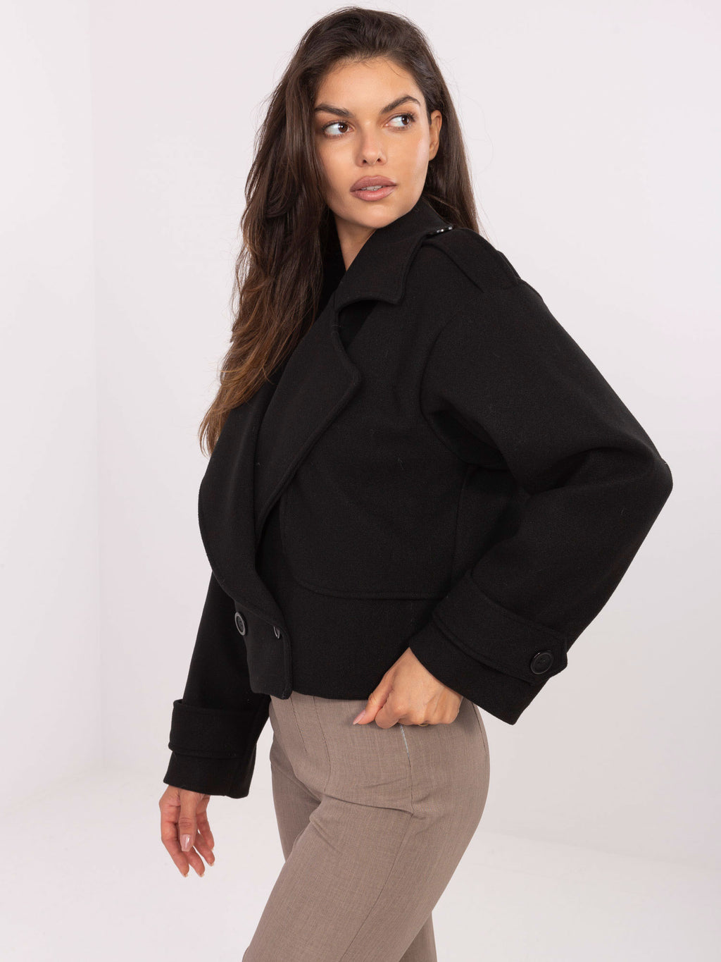 MELFIA Double-Breasted Coat