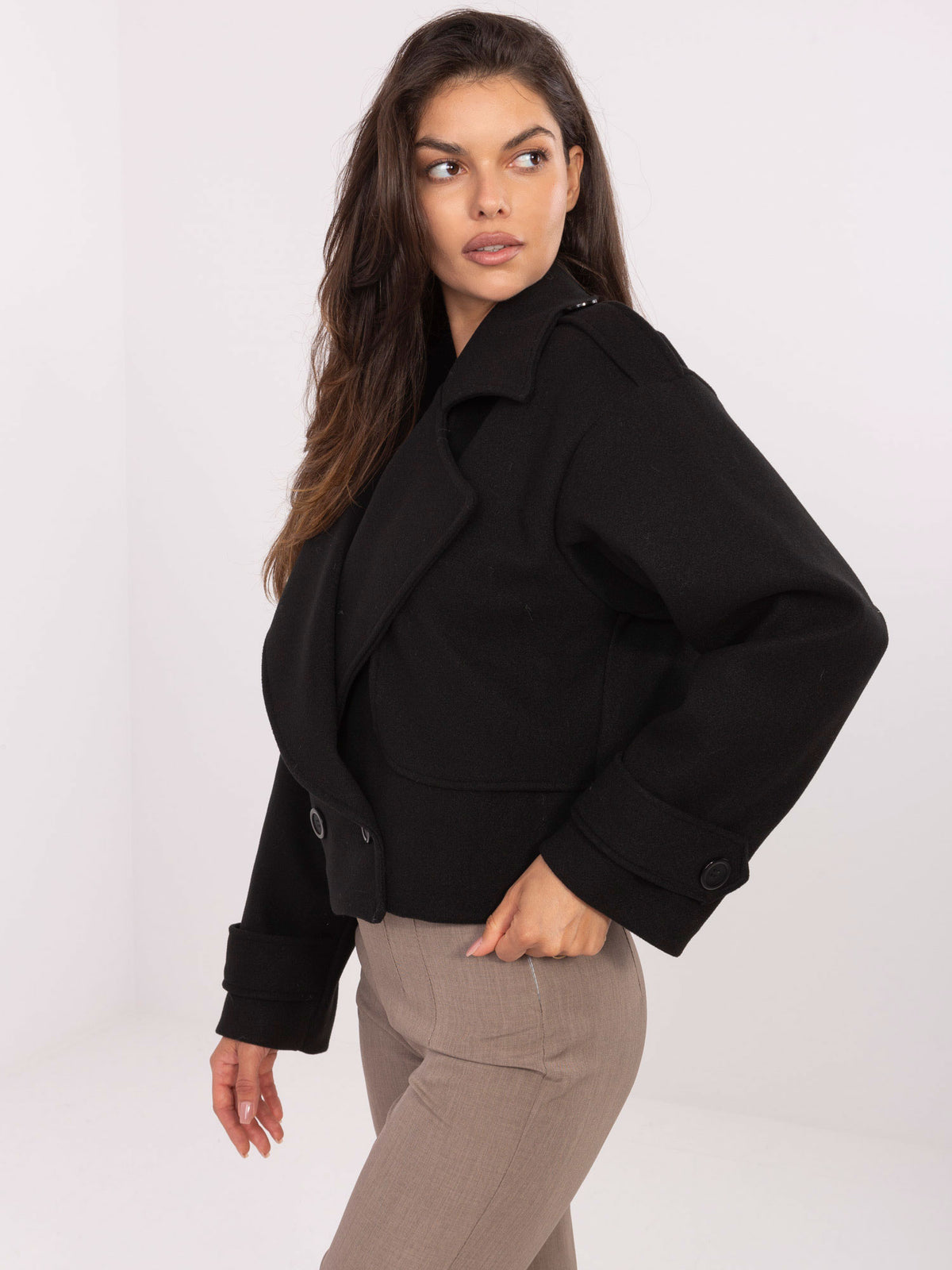 MELFIA Double-Breasted Coat