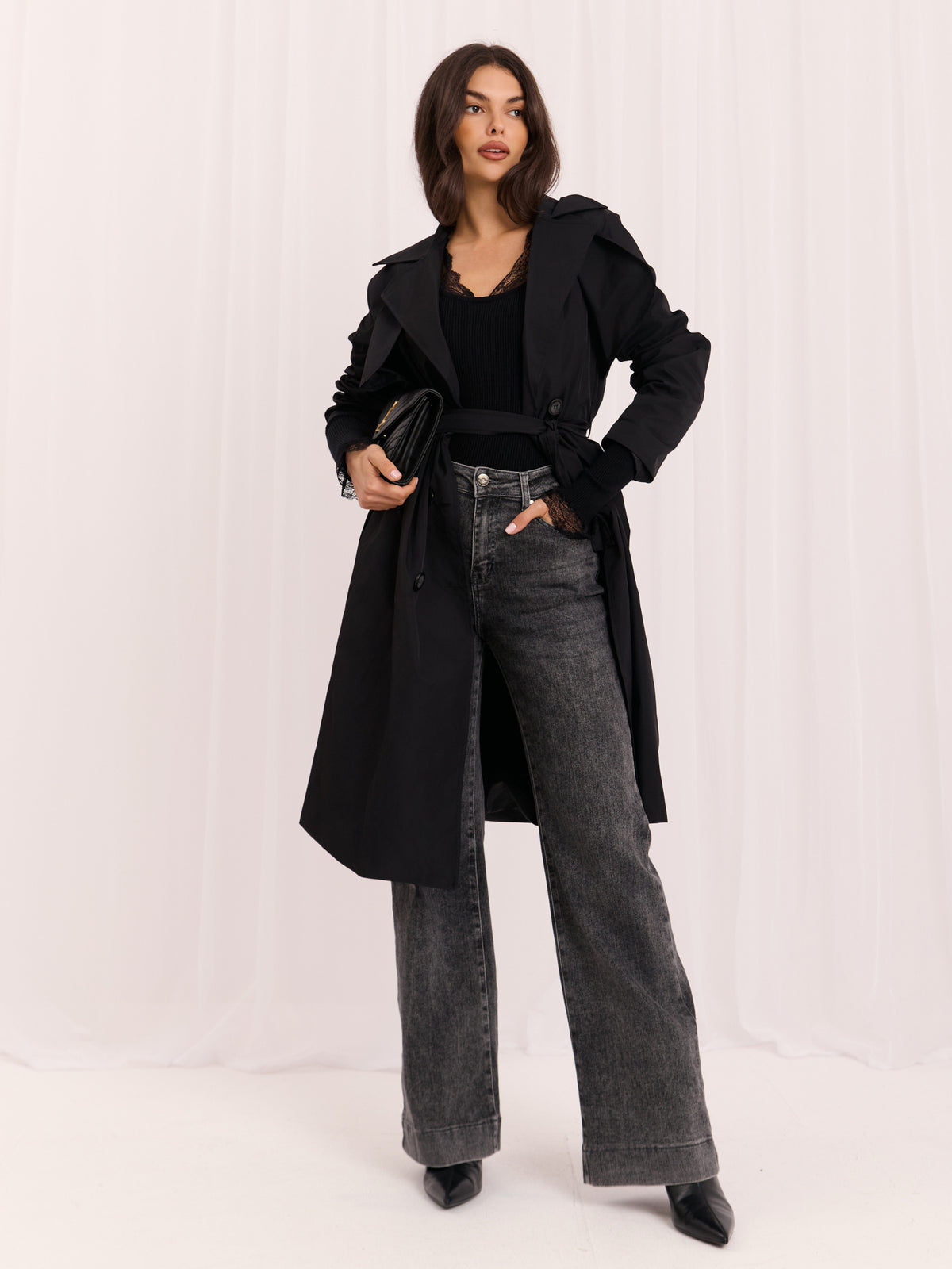 MELFIA® Pullover mit Spitzeneinsatz