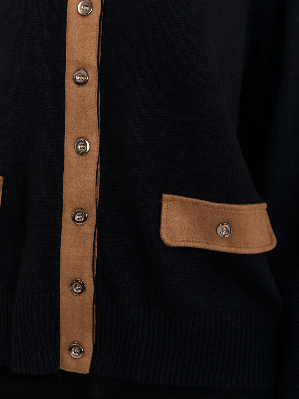 MELFIA® Cardigan mit Stehkragen & Knöpfen