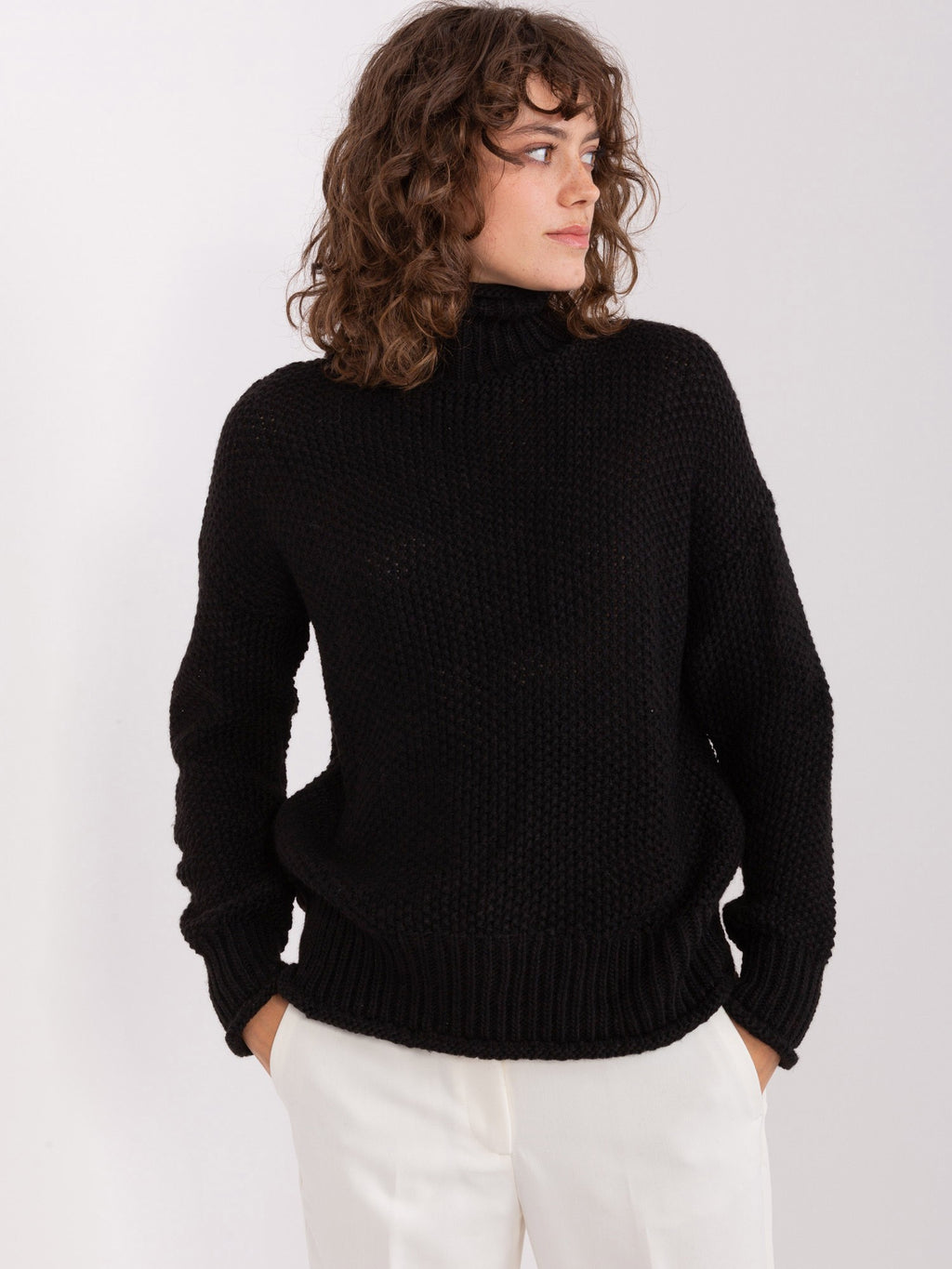 MELFIA – Oversize-Rollkragenpullover